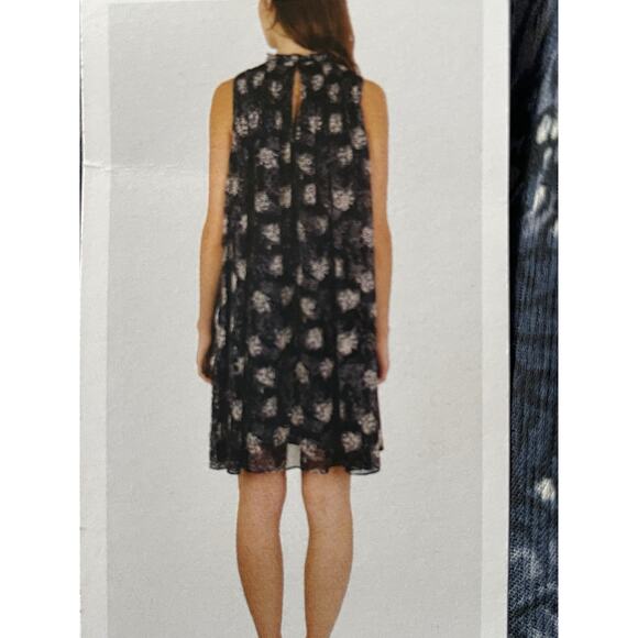 Joie Dress Mini Multicolor Baltic Print Smocked Lined - Picture 11 of 13